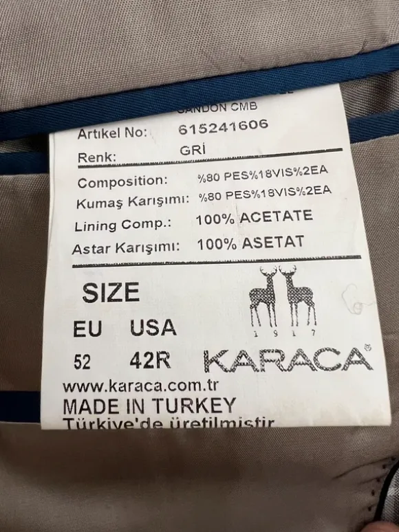 Karaca Anzug / 3-Teiler