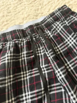 karierte schlafhose