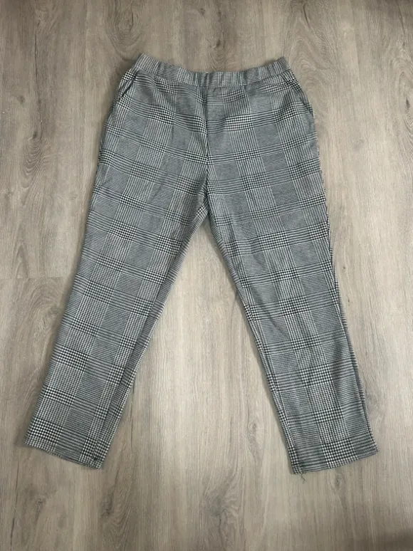 Karierte Stoffhose Größe 40