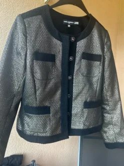 Karl Lagerfeld Kurz Blazer, festlich Gold