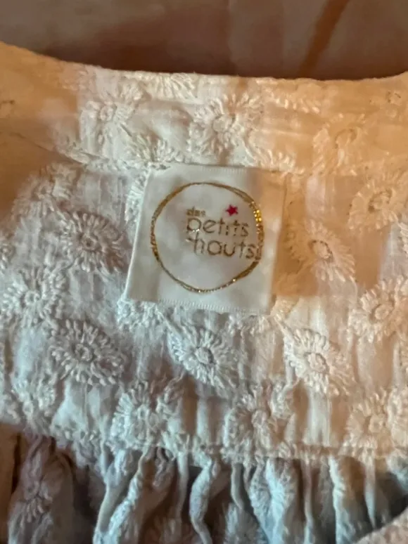 Katoenen wit bloesje