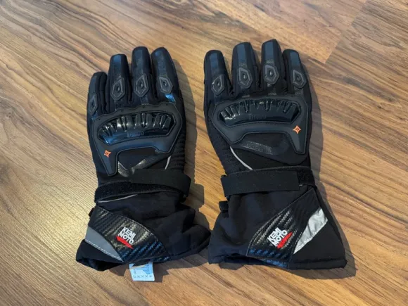 KEMI Moto Motorrad Winterhandschuhe Größe L