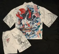 Kimono met korte broek