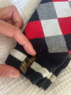 Kniestrümpfe Socken Kariert Gr. 39/42 neu