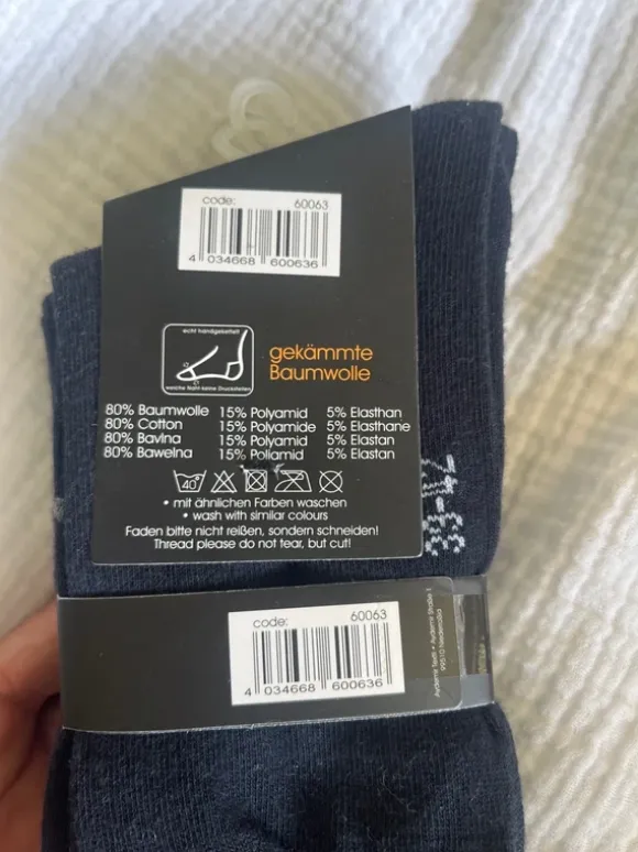 Kniestrümpfe Socken Kariert Gr. 39/42 neu