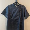 Kochjacke schwarz kurzarm Neu Größe L (46)