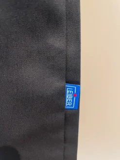 Kochjacke schwarz kurzarm Neu Größe L (46)