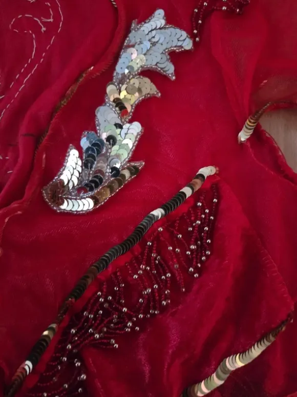 Komplettes Auftrittskostüm Bauchtanz, Bellydance, Fasching