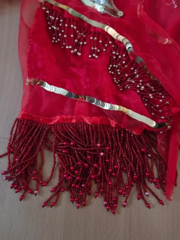 Komplettes Auftrittskostüm Bauchtanz, Bellydance, Fasching