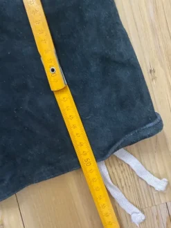 Kurze dunkelblaue Paulgos Trachten Lederhose GR 52 L mit Trägern