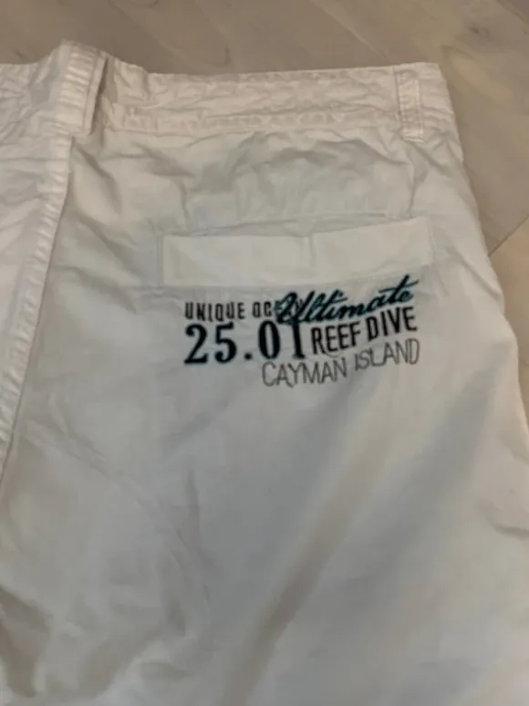 Kurze Hose Camp David weiß W34