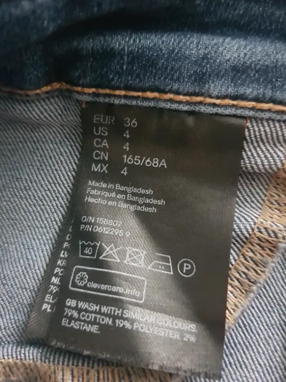 kurze Latzhose * Größe 36 * H&M