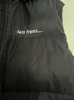 Kurze, Ärmellose Jacke schwarz