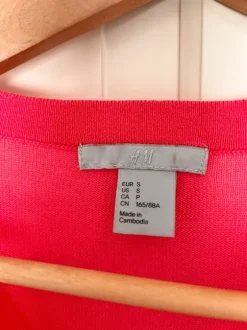 Kurze Strickjacke Jäckchen, pink, Gr. S, H&M