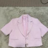 Kurzer Blazer rosa