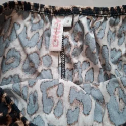 Kurzer Rock Animal mit Leopardenmuster und Gummizugbund