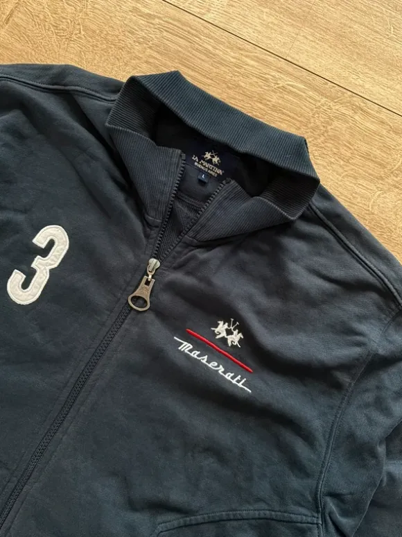 La Martina Vintage Jacke 2000s Style | Dunkelblau | Size L