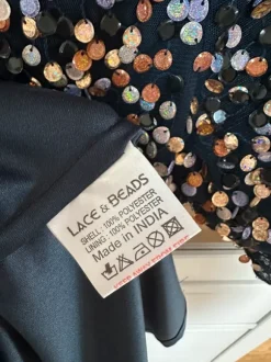 Lace & Beads Minikleid mit Pailletten 36/10