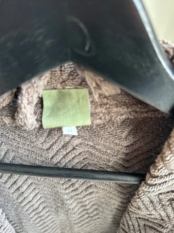 Lacoste Bademantel braun Größe M