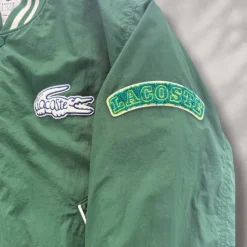Lacoste Live Bomber Jacket Grün M/L Varsity College Jacke Streetwear