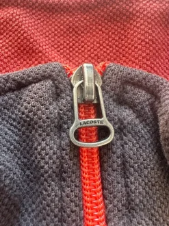 Lacoste Quarter Zip Sweatshirt Braun Vintage Quarter Shop