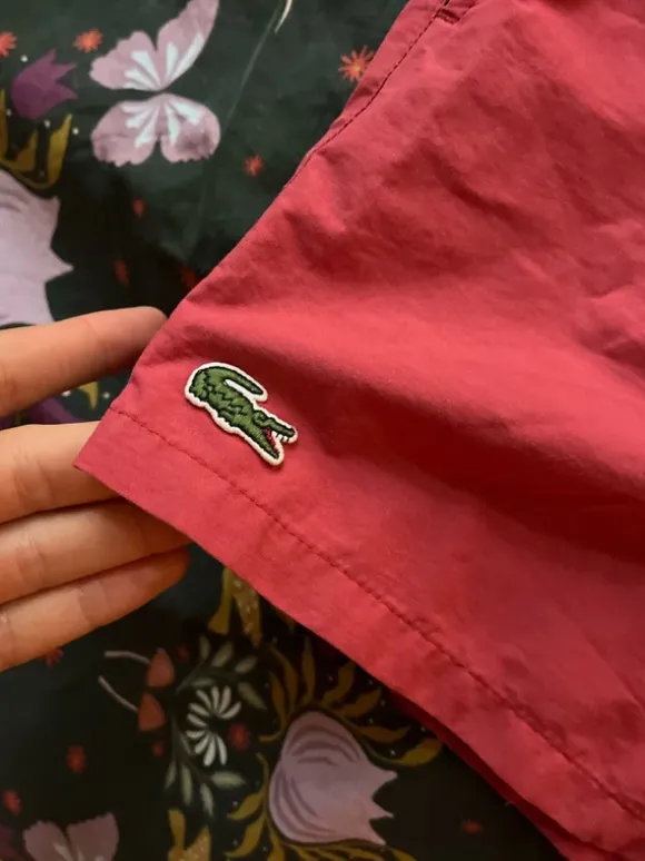Lacoste rote Badehose