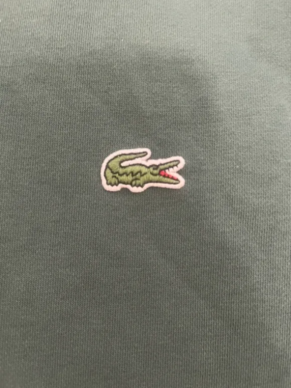 Lacoste Sweatshirt Grün Blau Weiß – Größe S