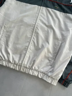Lacoste Tracksuit Grau Weiß Größe L Track Jacket Track Pants Y2K