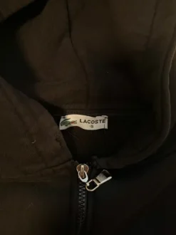 Lacoste Zipper in schwarz