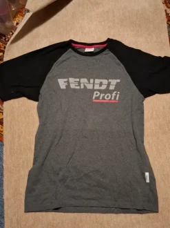 Langarmshirt grau schwarz Fendt Profi original Gr.S