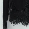 Langarmshirt mit Spitze