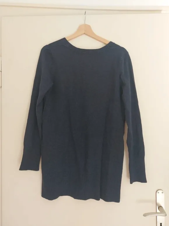 Lange Strickjacke, Cardigan