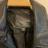 Leder Hemdjacke mit Gürtel