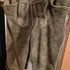 Lederhose, braun, Größe 24 von Country Maddox