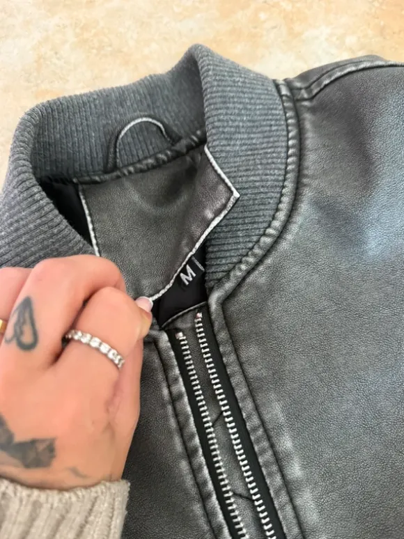 Lederjacke