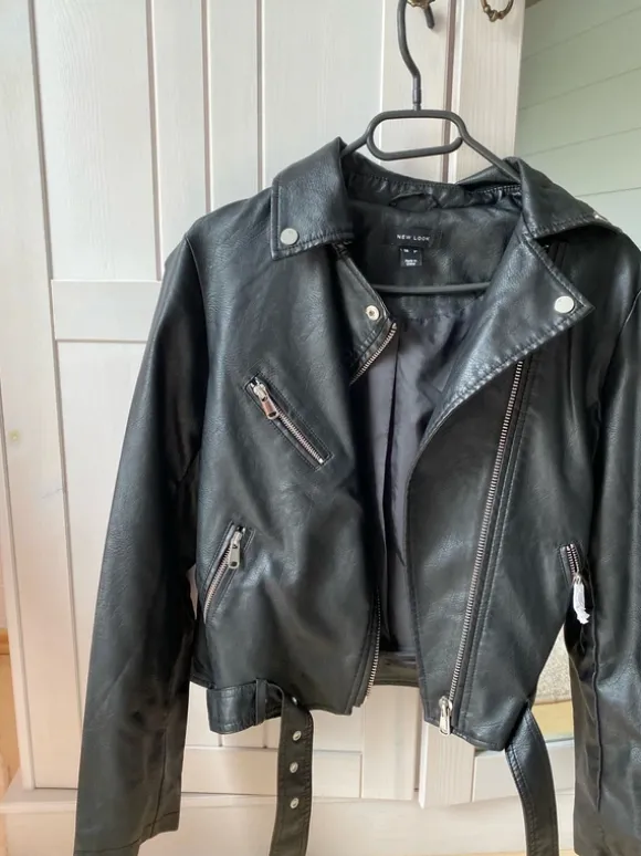 Lederjacke new look