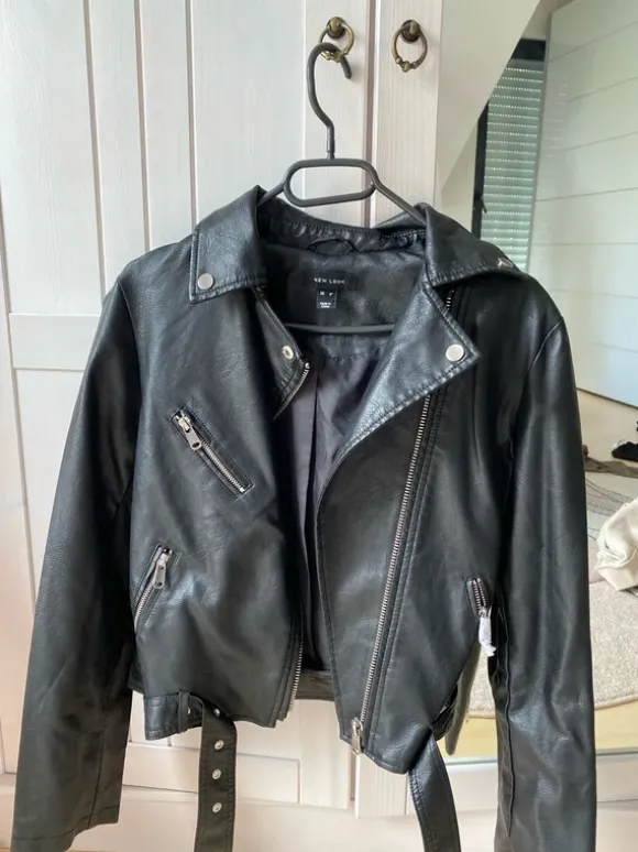 Lederjacke new look