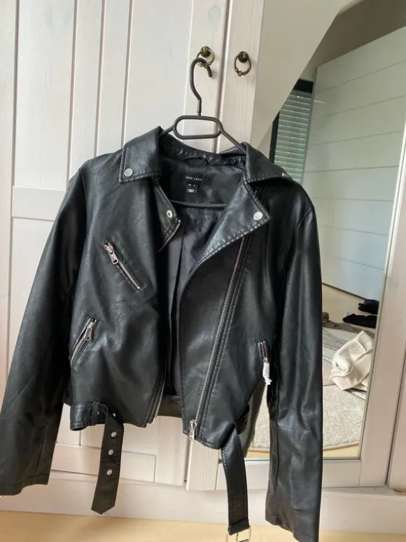 Lederjacke new look