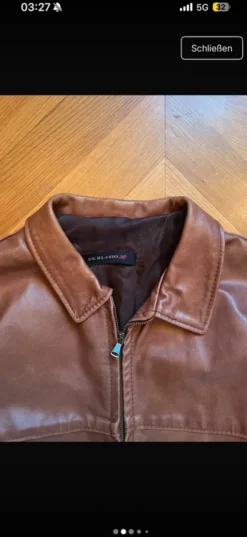 Lederjacke Vintage braun M