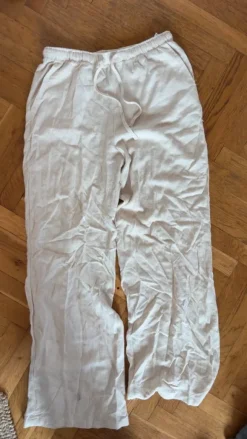 Leinenhose Stradivarius beige M