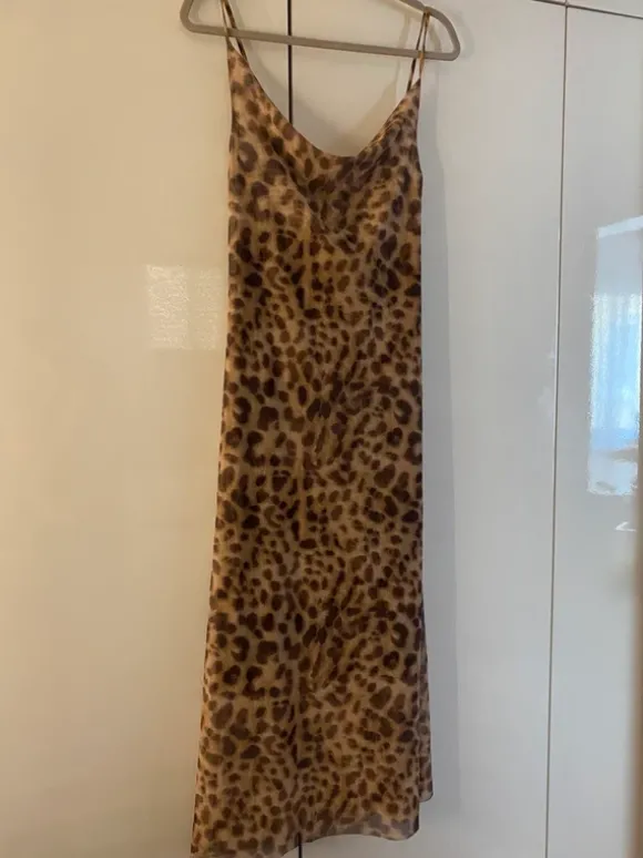 Leopard Kleid Maxikleid