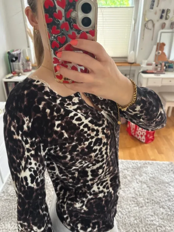 Leoparden Cardigan
