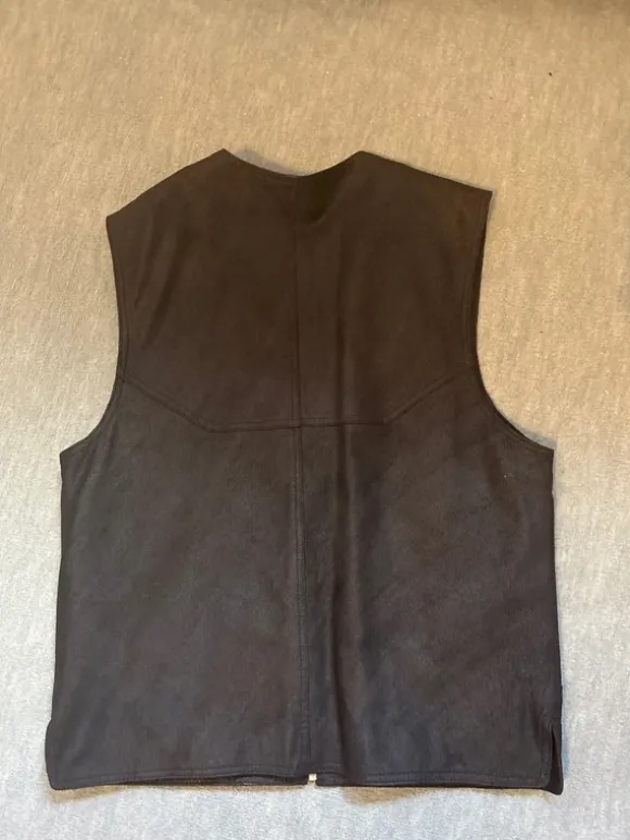 Leren gilet