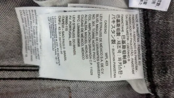 Levi's 511 Slim grau - 33x32