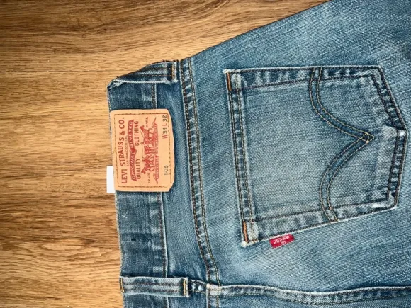 Levi's 506 Vintage Jeans Streetwear Rare Fade Anni 2000 Y2K P602