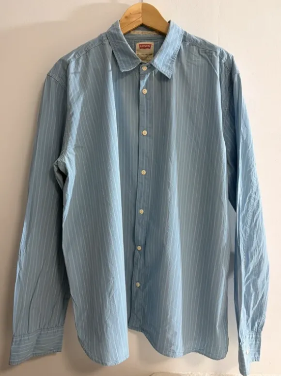 Levi's Herrenhemd – Blau Gestreift – Gr. XXL