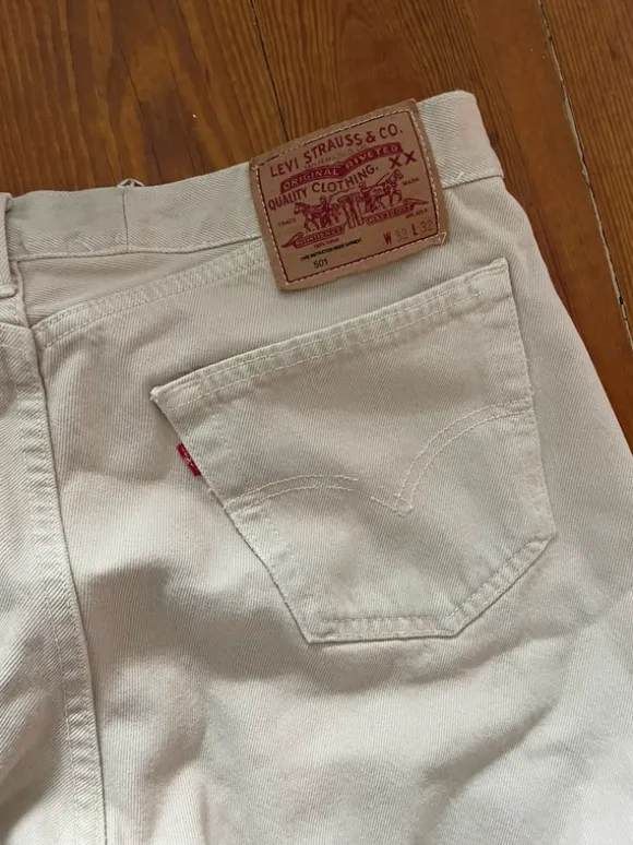 Levi’s Jeans 501 in Creme