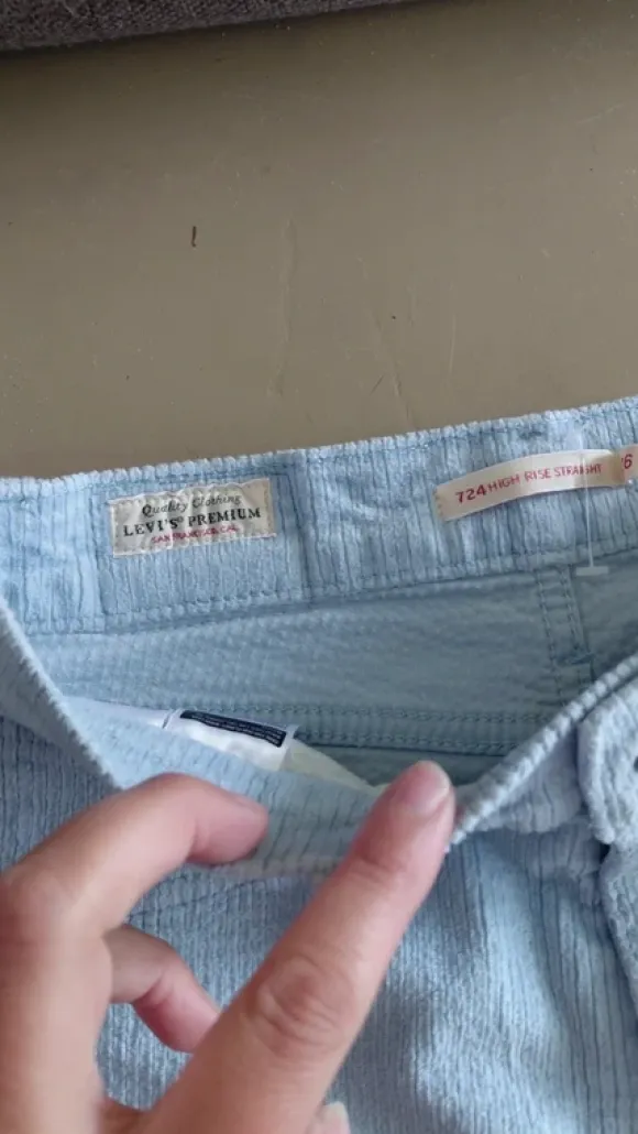 Levi's rib broek