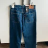 Levi‘s Ribcage Straight Ankle 31/29 dark Navy Blue cut off