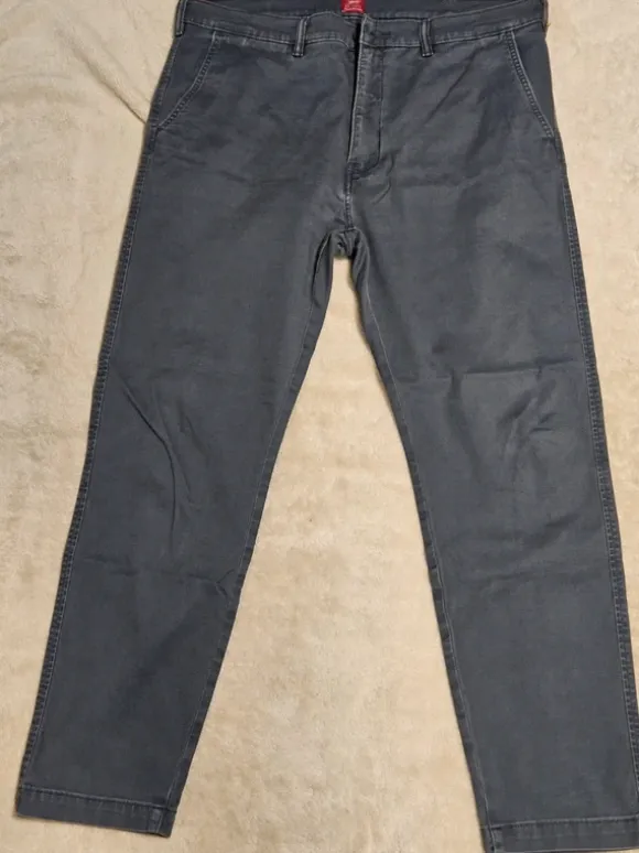 Levi's XX Chino Standard Taper Men's Pants Size 38x32 – Slate Grey Tapered Chinos